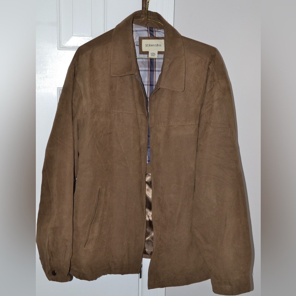 St. John’s Bay Faux Suede Men’s Jacket